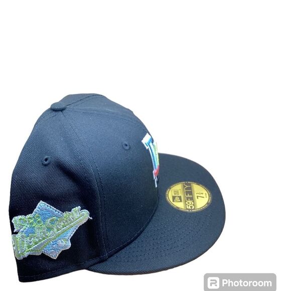 New Era 59FIFTY LA Dodgers Hat 7 3/4 1988 World Series Patch Multi Color Logo - Picture 2 of 3